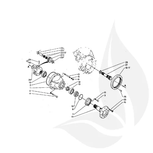 Kubota Anillo Retén Eje Trasero Buje Rueda M5030V-M6030F-M7030F - 0481111300