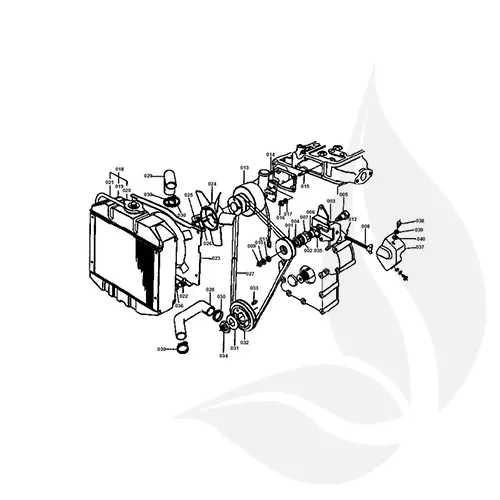 Kubota Manguito Superior Radiador B6000 - 1523172940