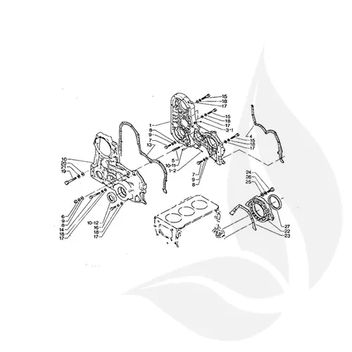 Kubota Reten Trasero Cigüeñal M6030ST/DT 3 Cilindros - 1535104460