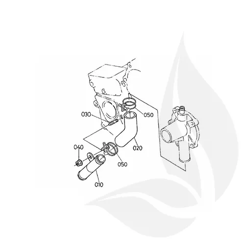 Kubota Manguito Bomba Agua Motor D-722 - 1680572870