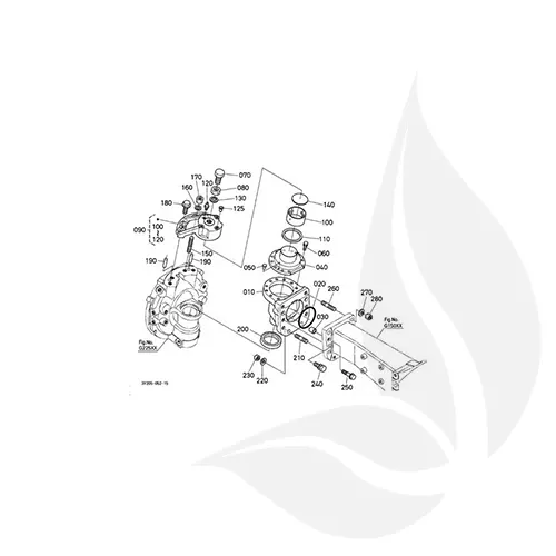 Kubota Retén Caja Engranaje Eje Delantero - 33670-43360