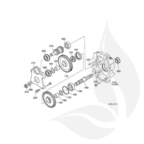 Kubota Retén Eje Salida Toma de Fuerza - 3374080290