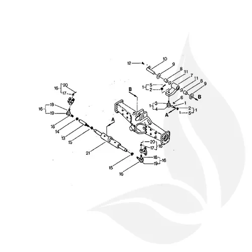 Kubota Rótula Dirección Derecha - Rosca Izquierdas M5030VDT-M6030FDT-M7030FDT - 3567562932