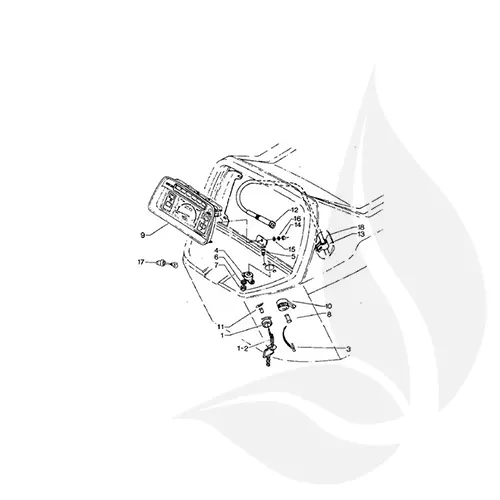 Kubota Llave Arranque M6950 - M7950 DT - 3582275180