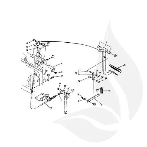 Kubota Cable de Embrague M1-75 - M1-85 DT - 3670926522