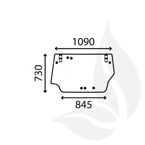 3674697M2GN - Landini Cristal Trasero Adaptable PowerFarm