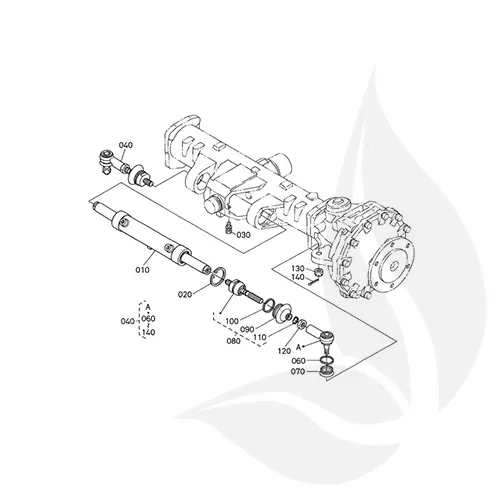 Kubota Barra Dirección (Rótula Axial + Rótula Dirección) -... - 3A44162972