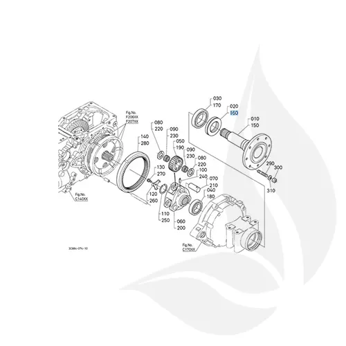 Kubota Retén Eje Trasero Buje Series 40 - 3C00148250