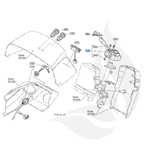 3C581-32073 Kubota Interruptor