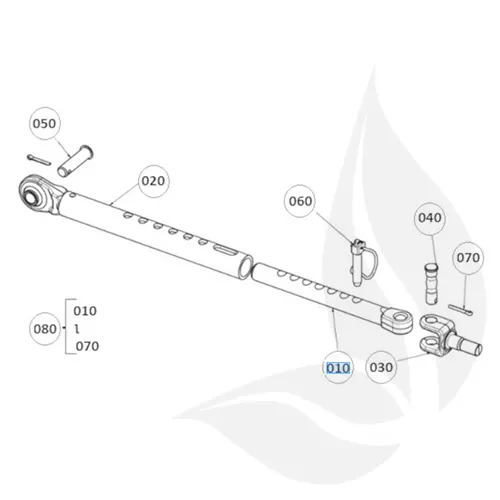 BARRA INTERIOR ESTABILIZADOR Kubota