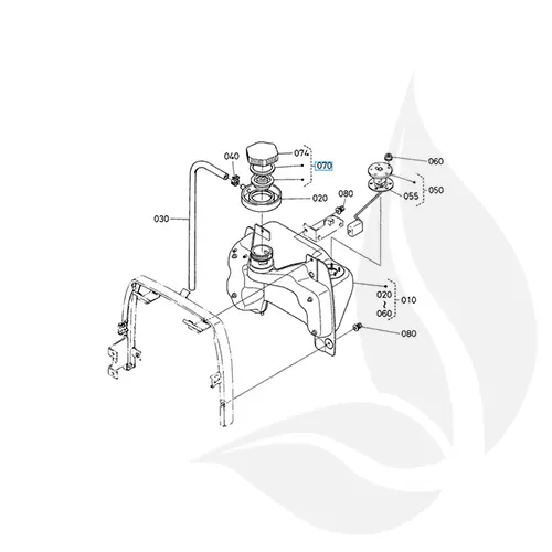 Kubota Tapón Depósito Combustible B1410-B1610-B2400-B2410