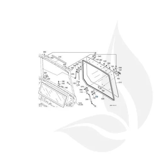 Kubota Maneta Cristal Trasero Varios Modelos - T368584510