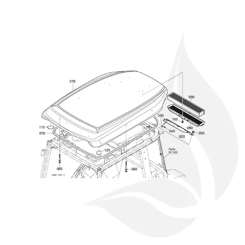 Kubota Filtro Aire Cabina Modelos Narrow Adaptable - W233671600GN