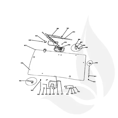 Kubota Bisagra Luna Delantera RTVX-900 - W270001630 - 0063520120